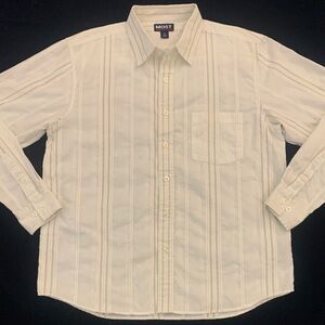 MOST LS Cotton/Poly Textured Cream Summer Shirt